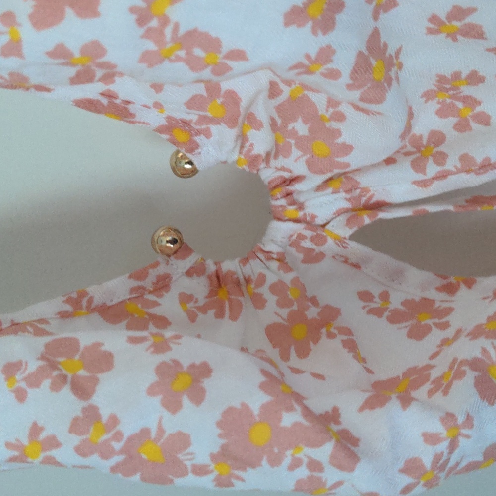 Saints + Secrets Women's Size US M Pink Floral Print Halter Dress New with Tags - Picture 8 of 14